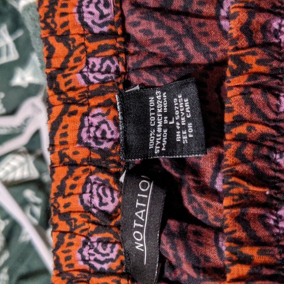 Notations Women's Colorful Hippie Maxi Skirt - Picture 2 of 6